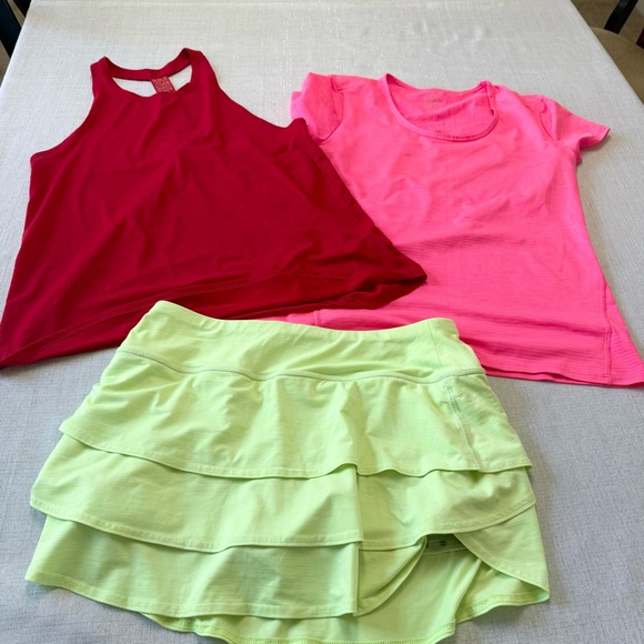Athleta Pants - Athleta Athletic Bundle Skort Tank Shirt Activewear Gym Yoga Golf Tennis Size M